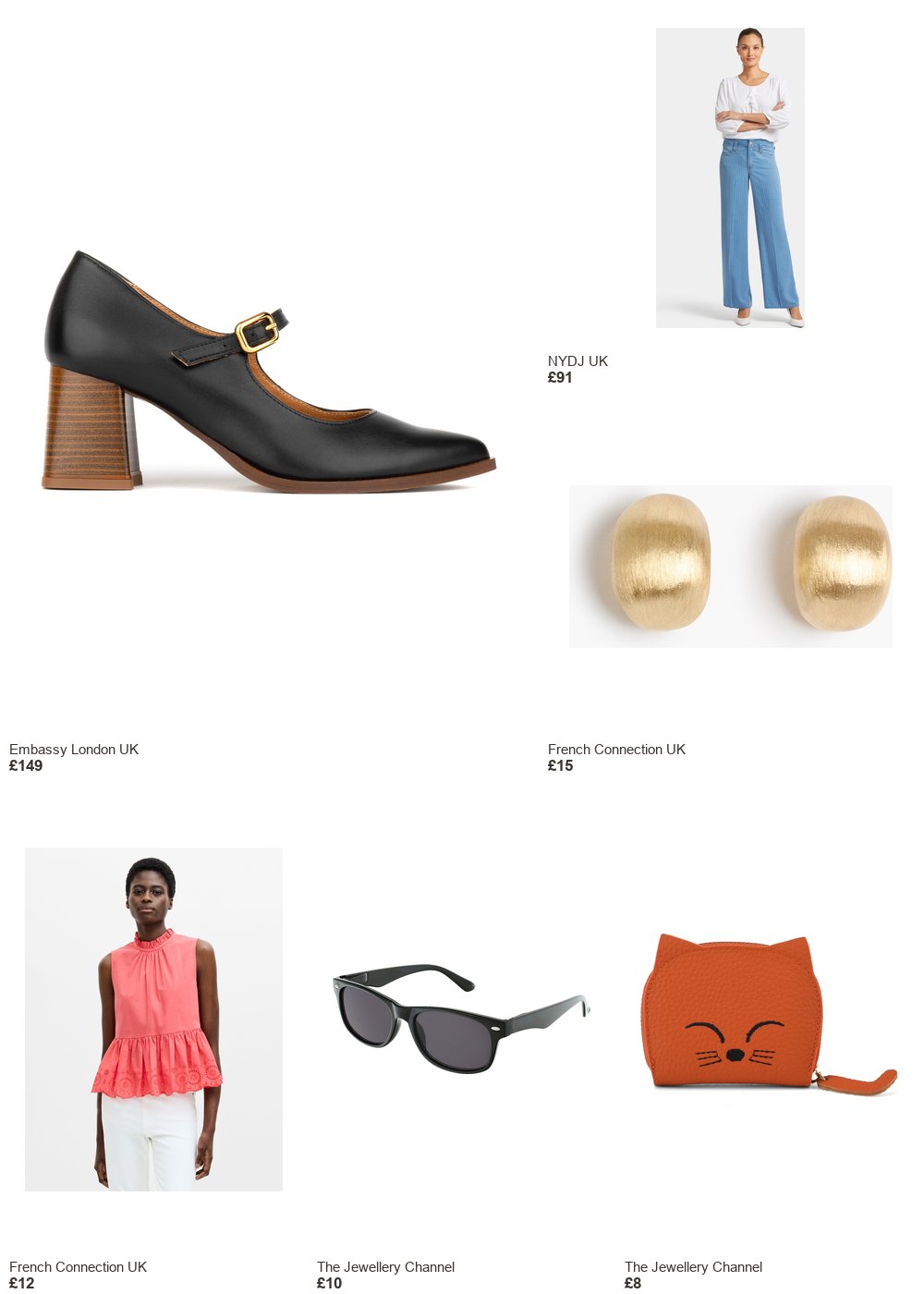 The complete outfit featuring TJC ONE TIME DEAL Tinted Readers - Black