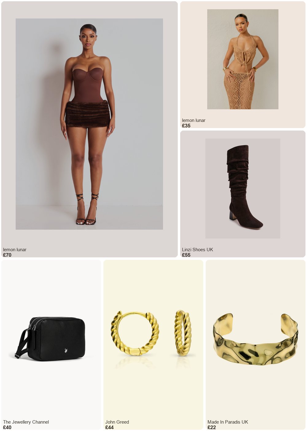 The complete outfit featuring 1 THE GLITTER CROCHET TOP