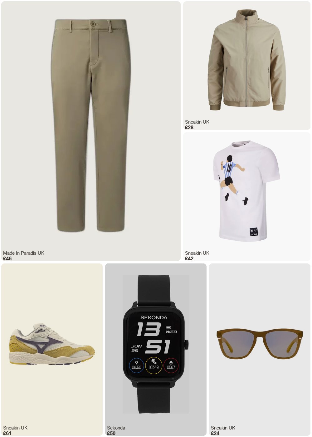 The complete outfit featuring Copa Football T-shirt Argentine Maradona x COPA