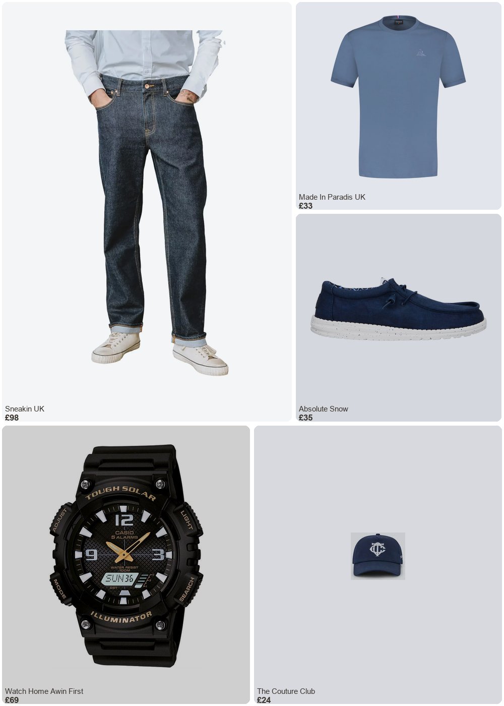 The complete outfit featuring Casio Casio AQ-S810W-1BVDF Standart Collection Digital Men's Watch