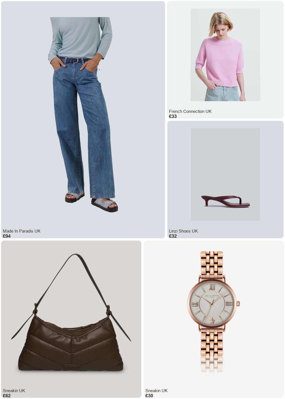 The complete outfit featuring French Connection Lily Mozart Purl Knit Light Pink Short Sleeve Jumper Light French Pink
