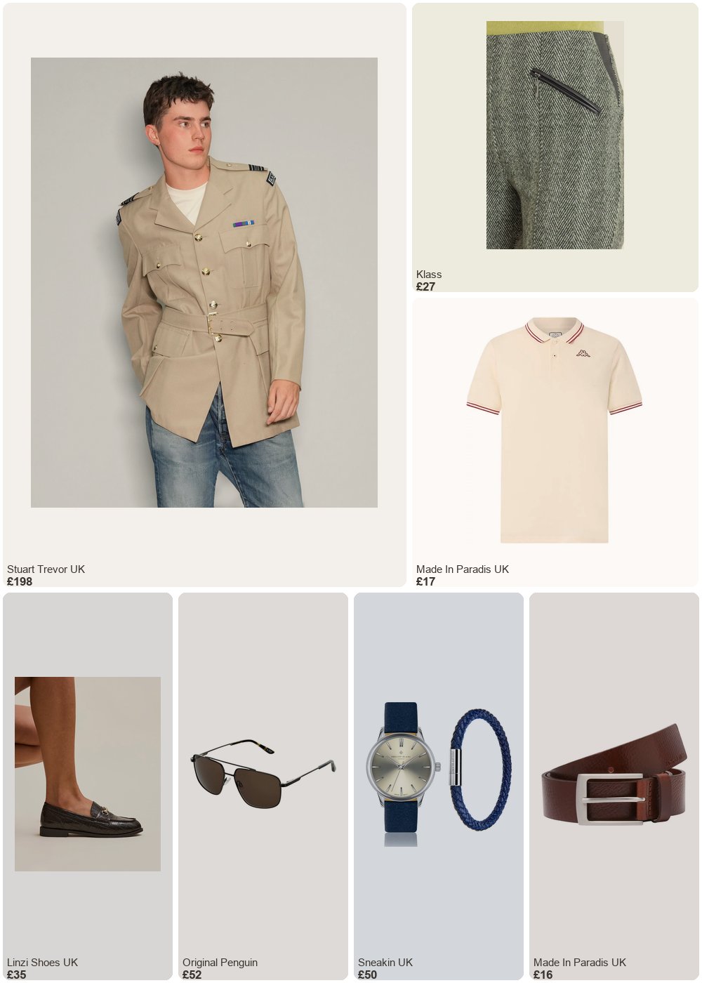 The complete outfit featuring STUART TREVOR RAF Regiment Blazer