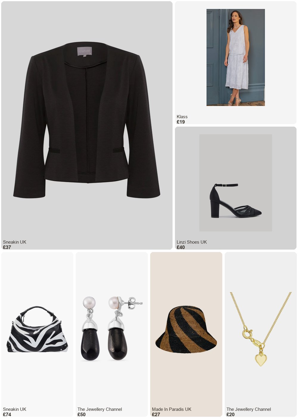 The complete outfit featuring TJC Sterling Silver Chain (Size - 18)