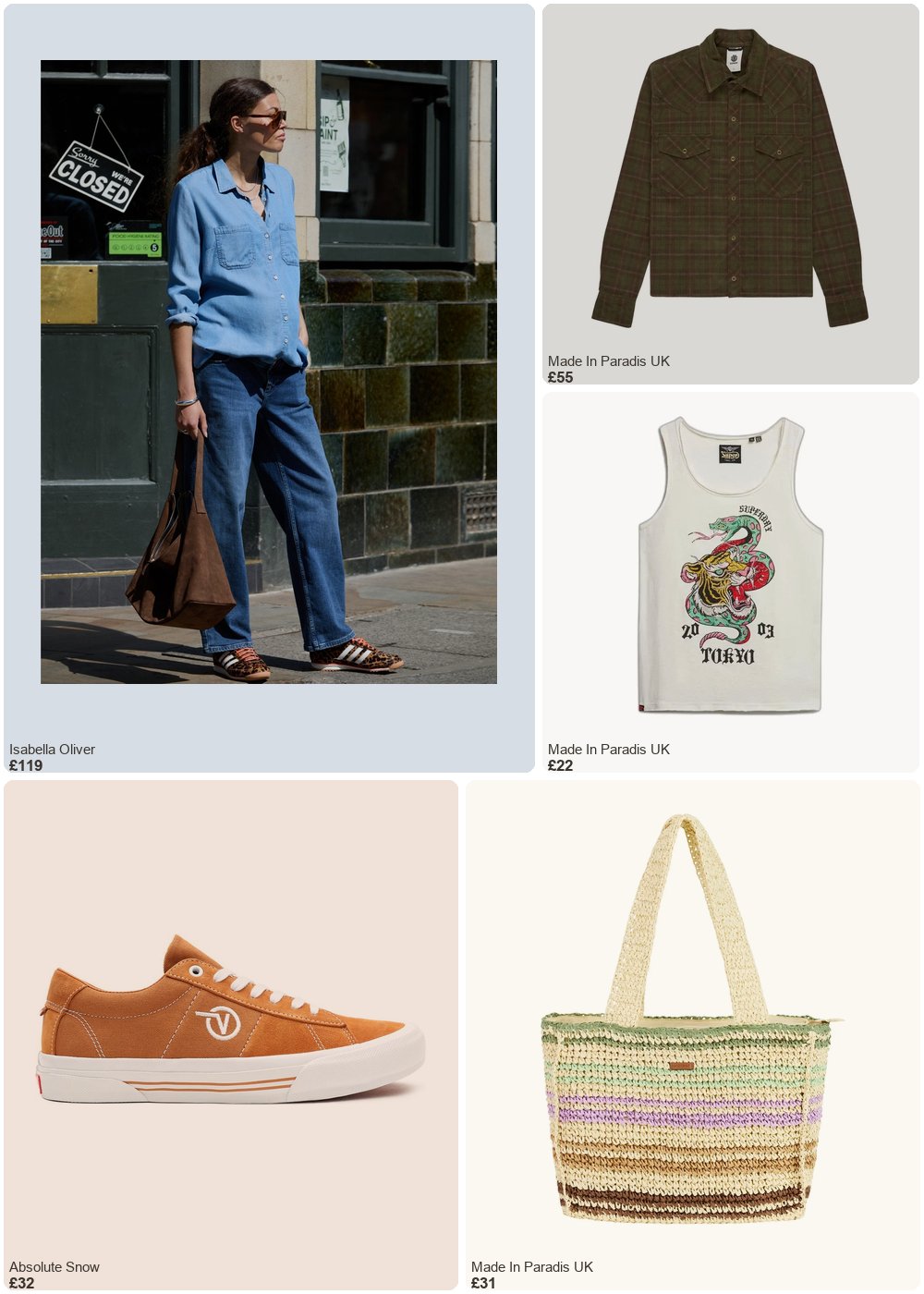 The complete outfit featuring Superdry Women's sleeveless top Superdry Neo Trad Tattoo