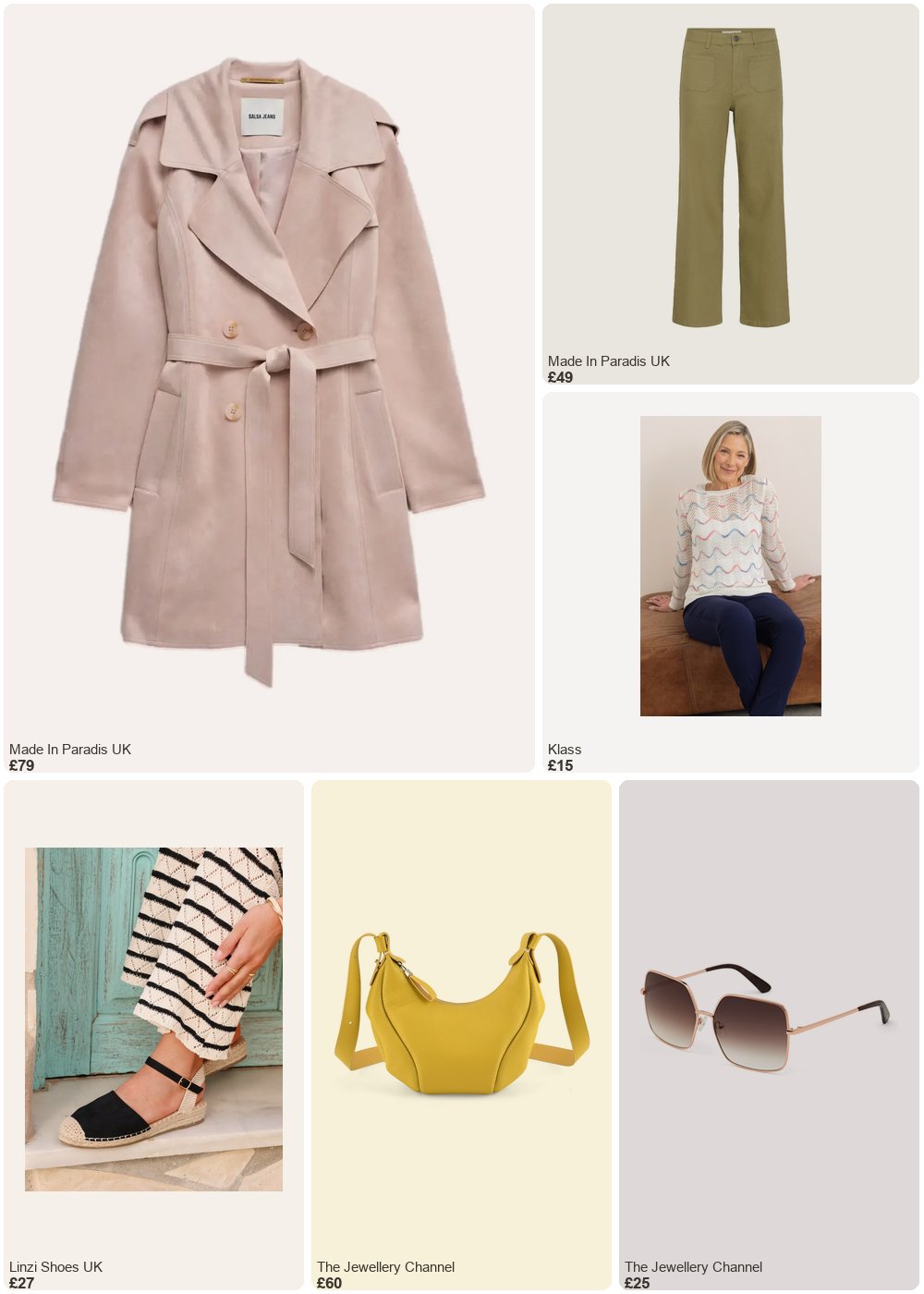The complete outfit featuring Salsa Jeans Women's suede coat Salsa Jeans Trench