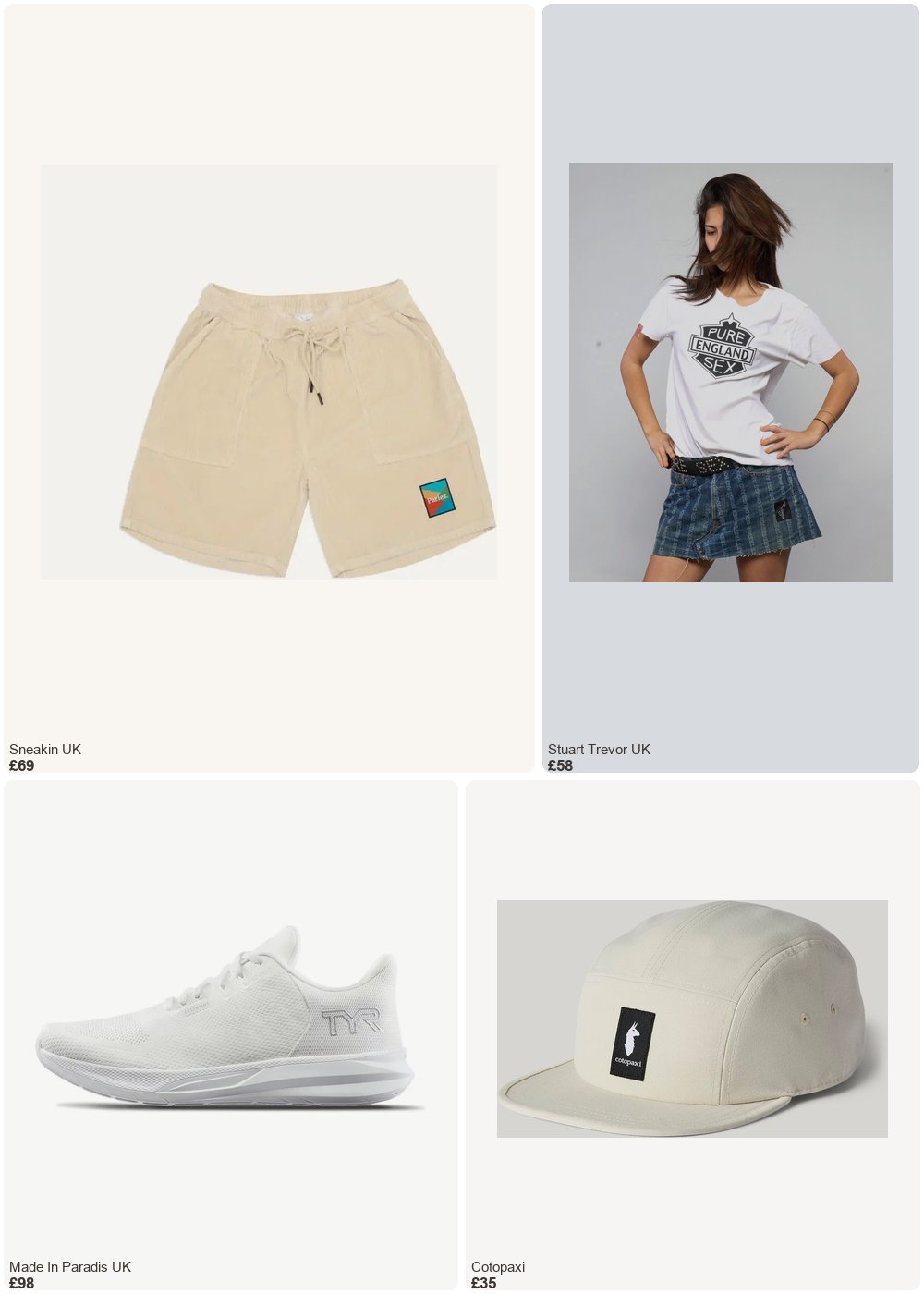 The complete outfit featuring Cotopaxi UK Cada Dia 5-Panel Hat