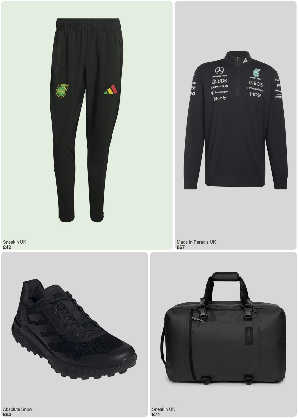 The complete outfit featuring Adidas Jamaica Sweatpants TT Coupe du Monde 2026