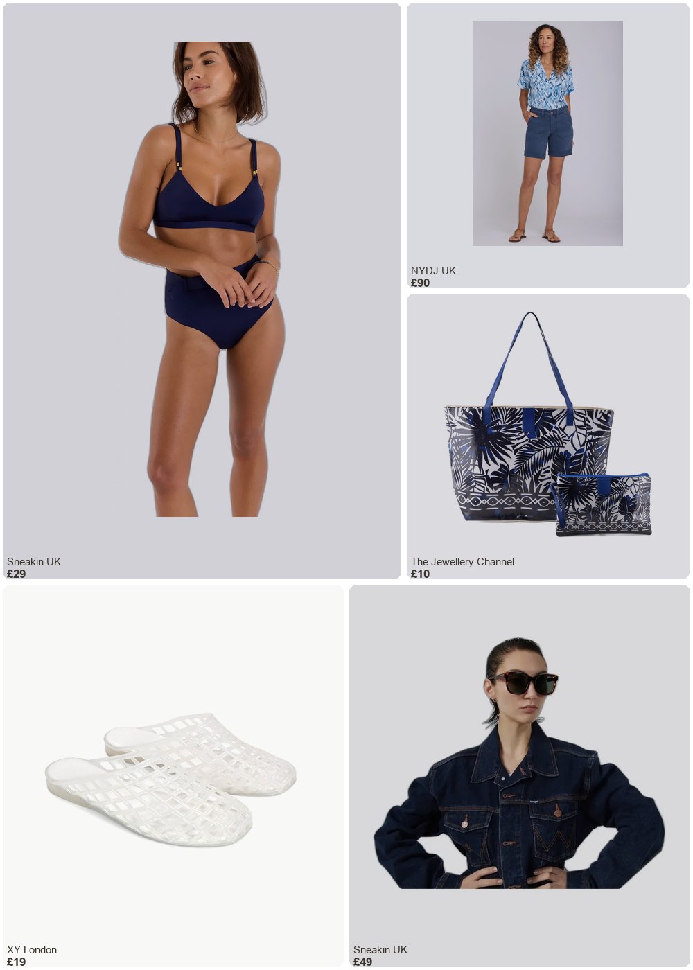 The complete outfit featuring TJC PVC Printed Tote Bag