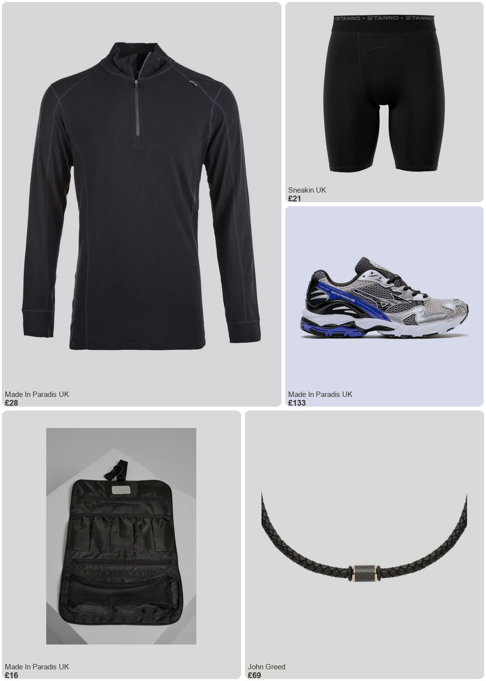 The complete outfit featuring Unique Unique Black Leather Necklace With Carbon Fibre Element & Rose Plating