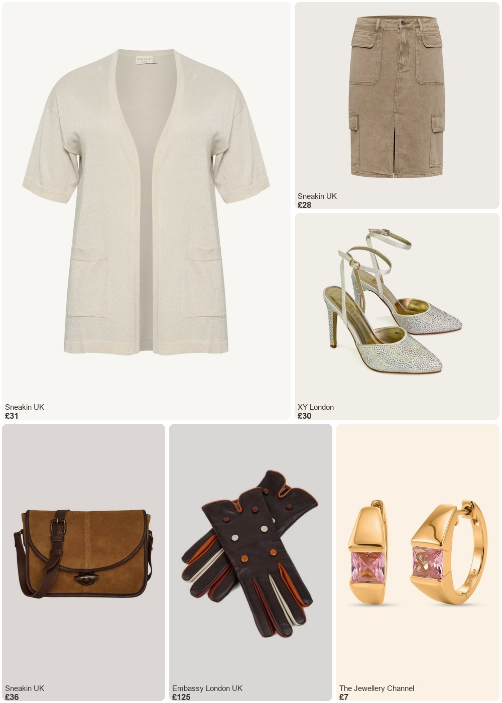 The complete outfit featuring KAFFE Curve Women's cardigan KAFFE Curve Regitta
