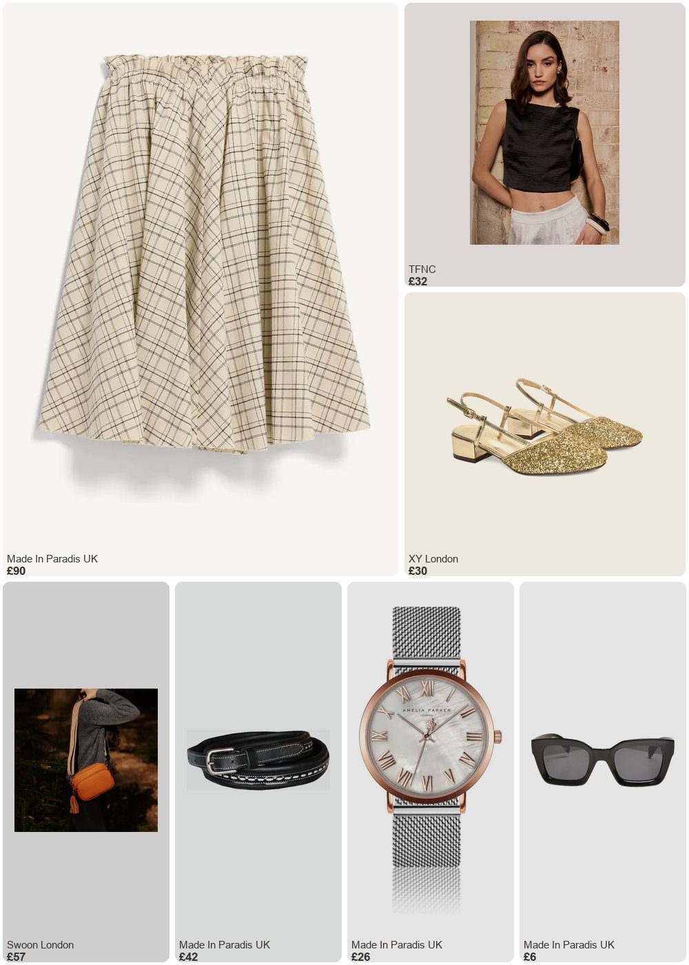 The complete outfit featuring TFNC London TFNC Sheen Black Top