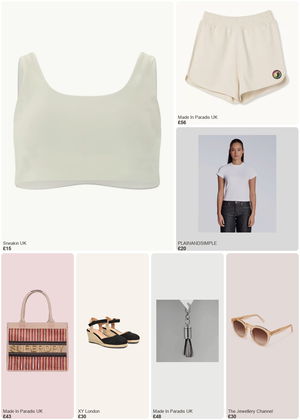 The complete outfit featuring PLAINANDSIMPLE Mini T-Shirt - M / White