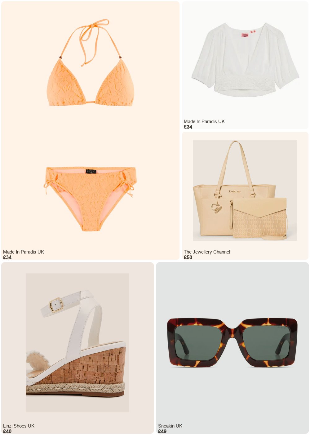 The complete outfit featuring Protest 2-piece swimsuit for women Protest Fiction