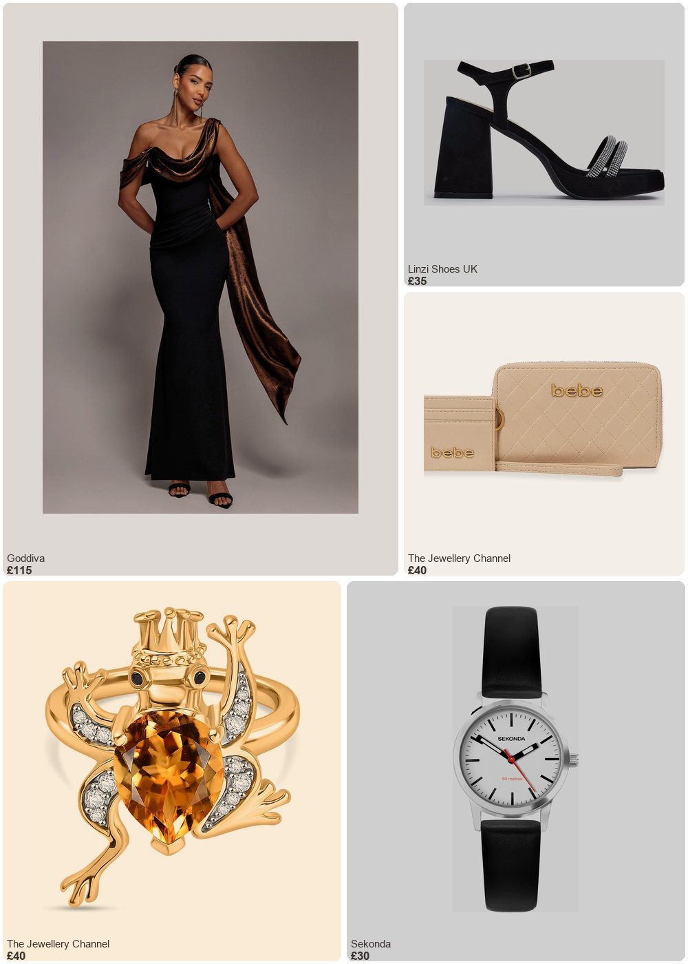 The complete outfit featuring Linzi Linzi Shoes - Black Faux Suede Diamante Platform Heels- 7