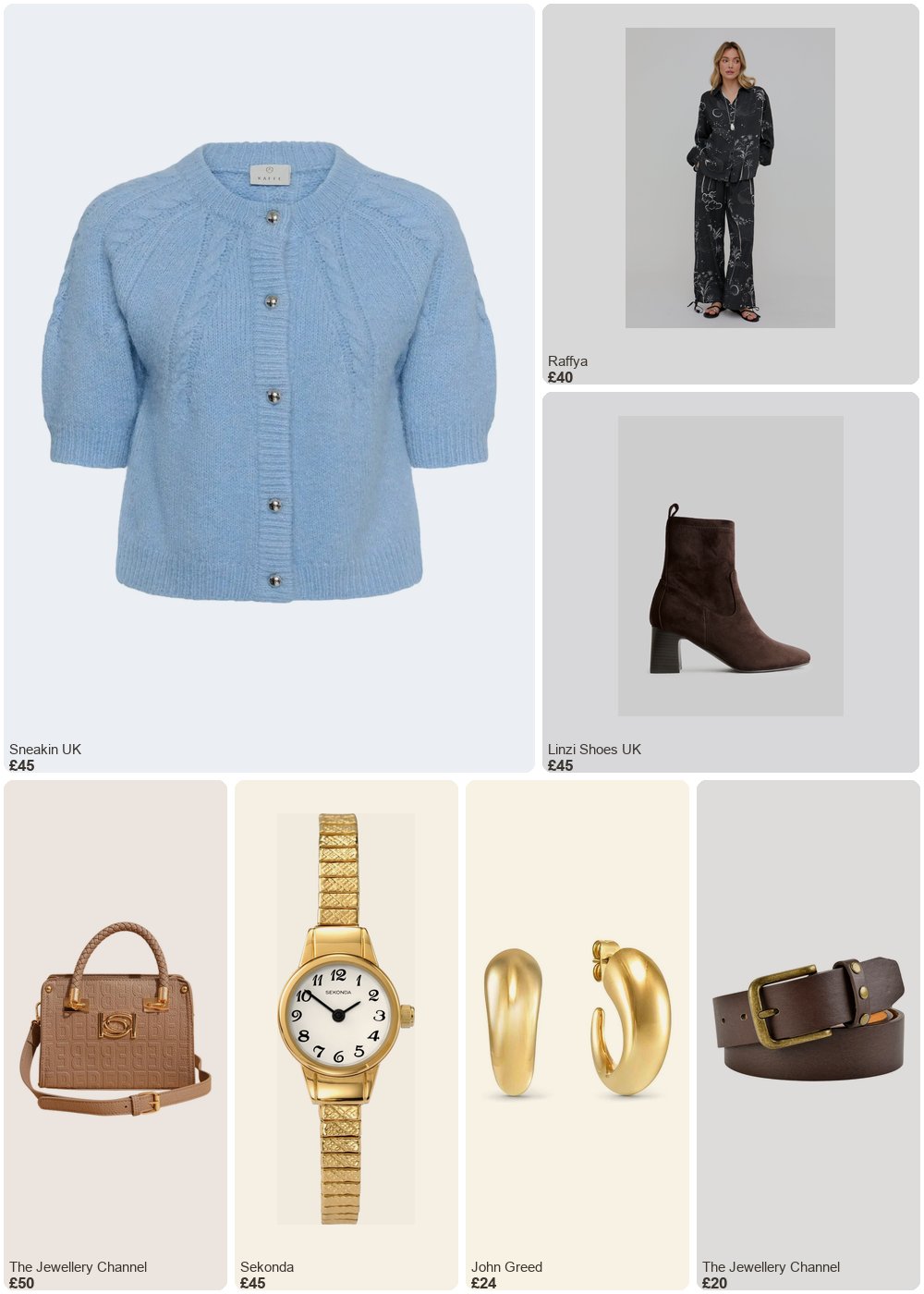 The complete outfit featuring TJC Coastal Ladies Premium Leather Belt With Gold Buckle (Size S) - Brown