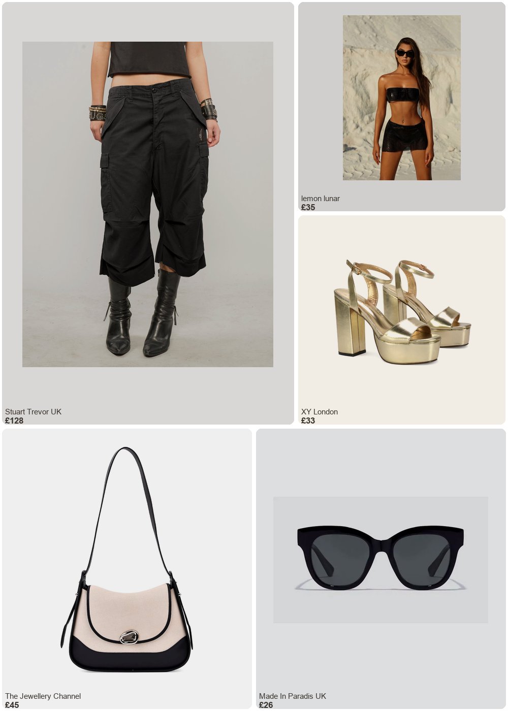 The complete outfit featuring TJC Grand Pelle Limited Edition Genuine Leather Bag - Black & White