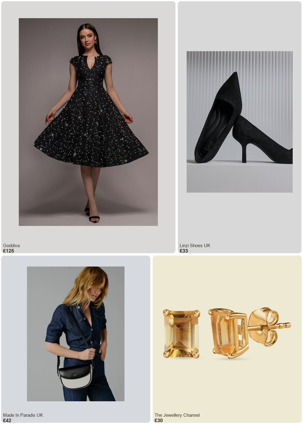 The complete outfit featuring Linzi Linzi Shoes - Black Faux Suede Court Heels- 7