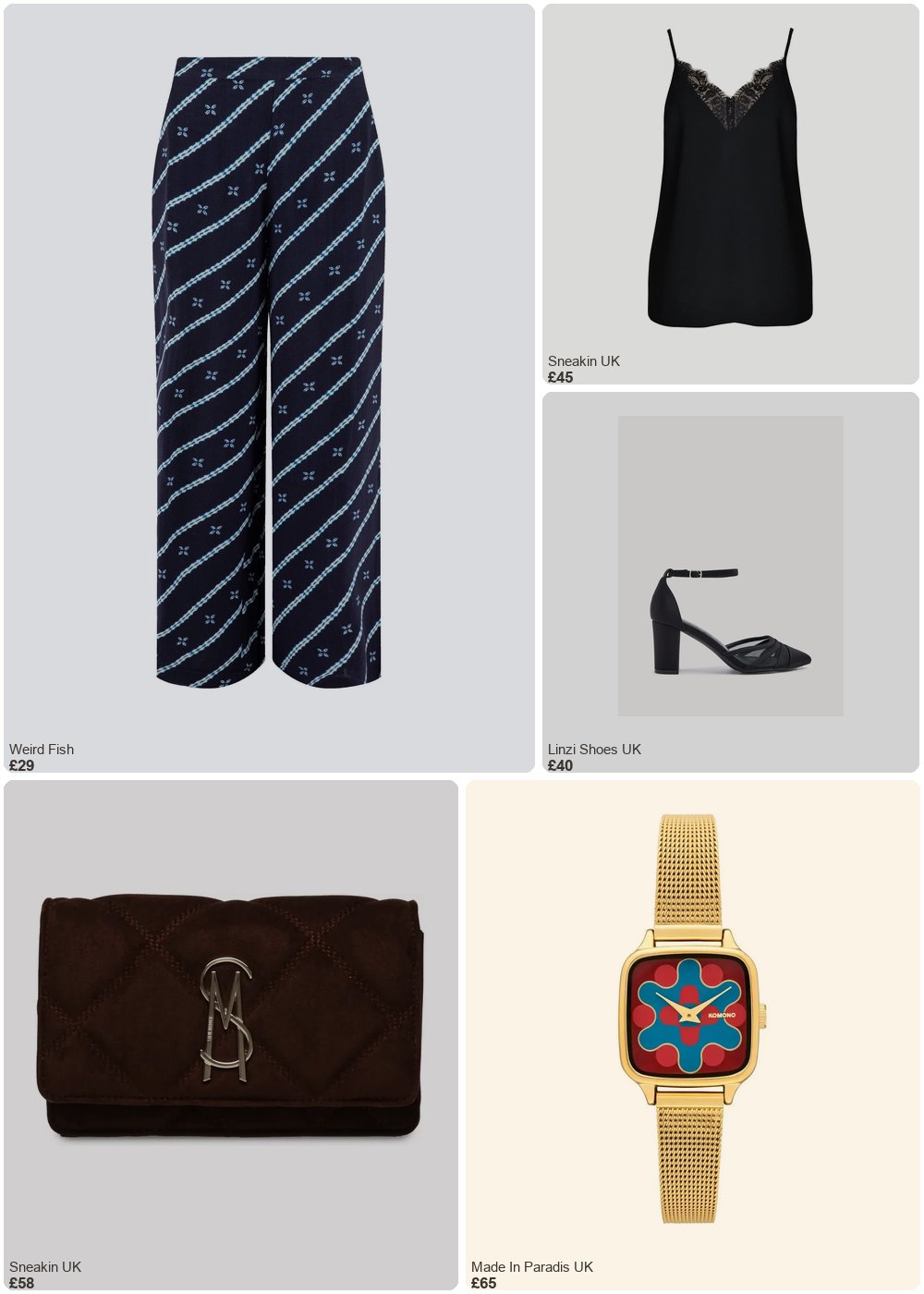 The complete outfit featuring Komono Watch Komono Kate Aurora Royale