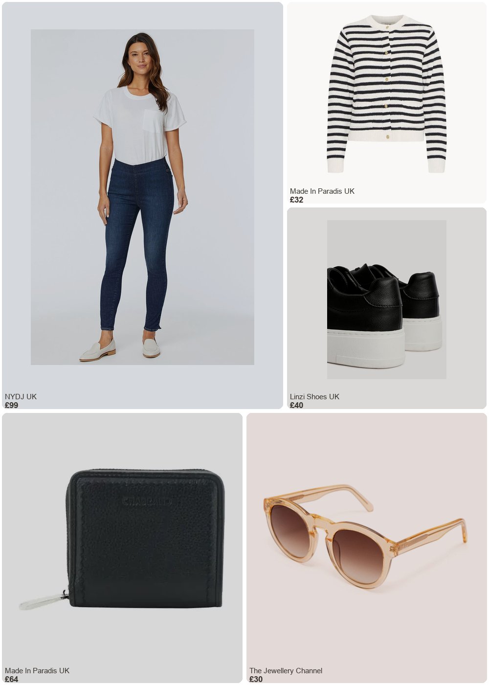 The complete outfit featuring Linzi Linzi Shoes - Black Faux Leather Lace Up Flatform Trainers- 7