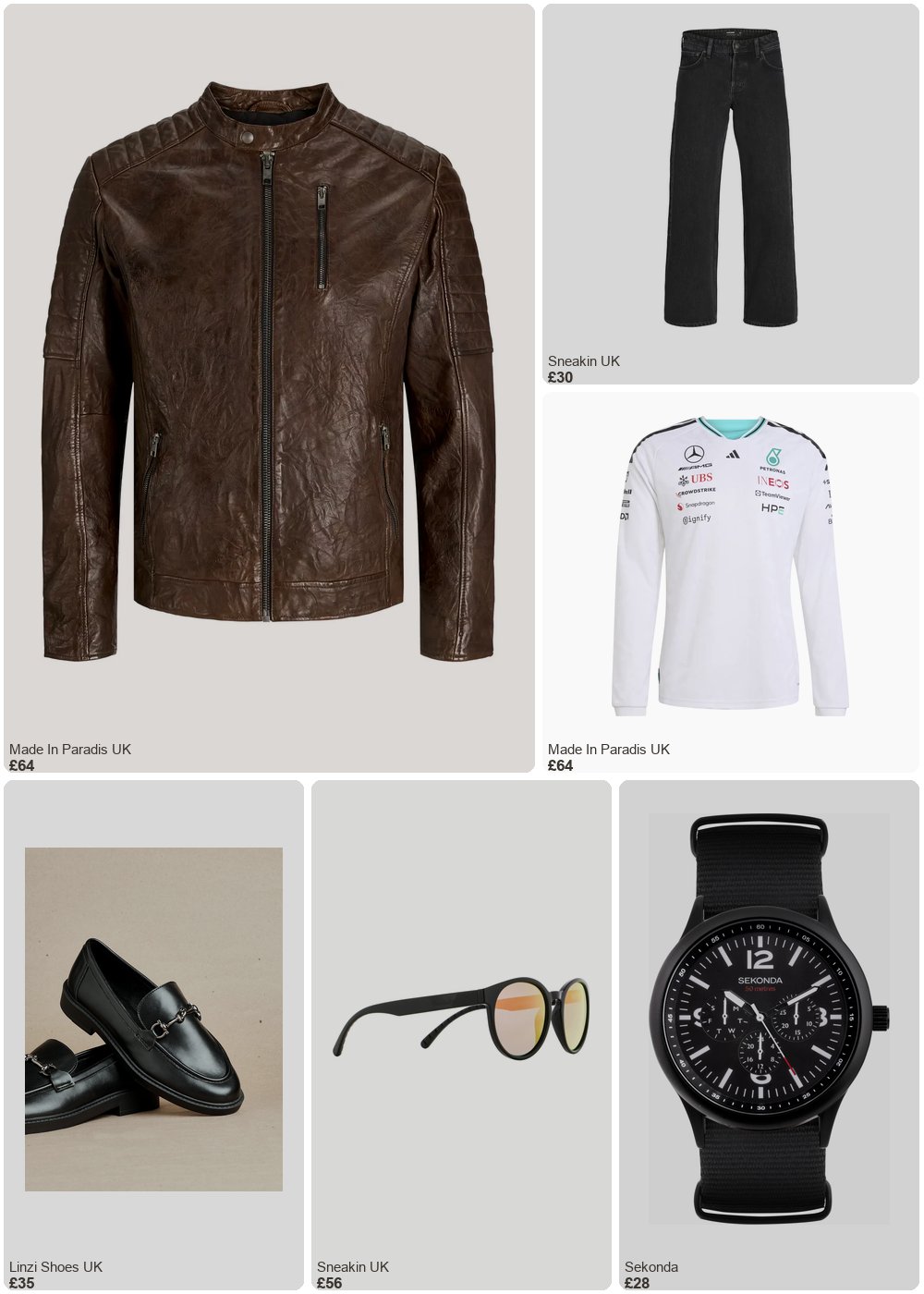 The complete outfit featuring jack & jones Leather jacket Jack & Jones Richard