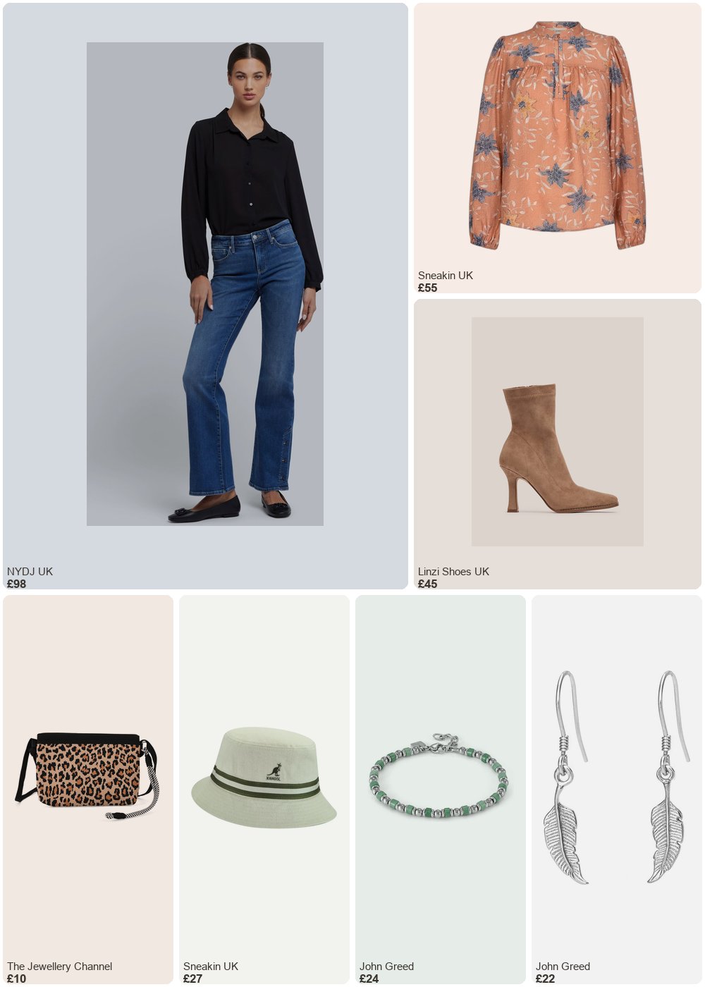 The complete outfit featuring Nydj Ava Flared Jeans | Lake Notre-Dame
