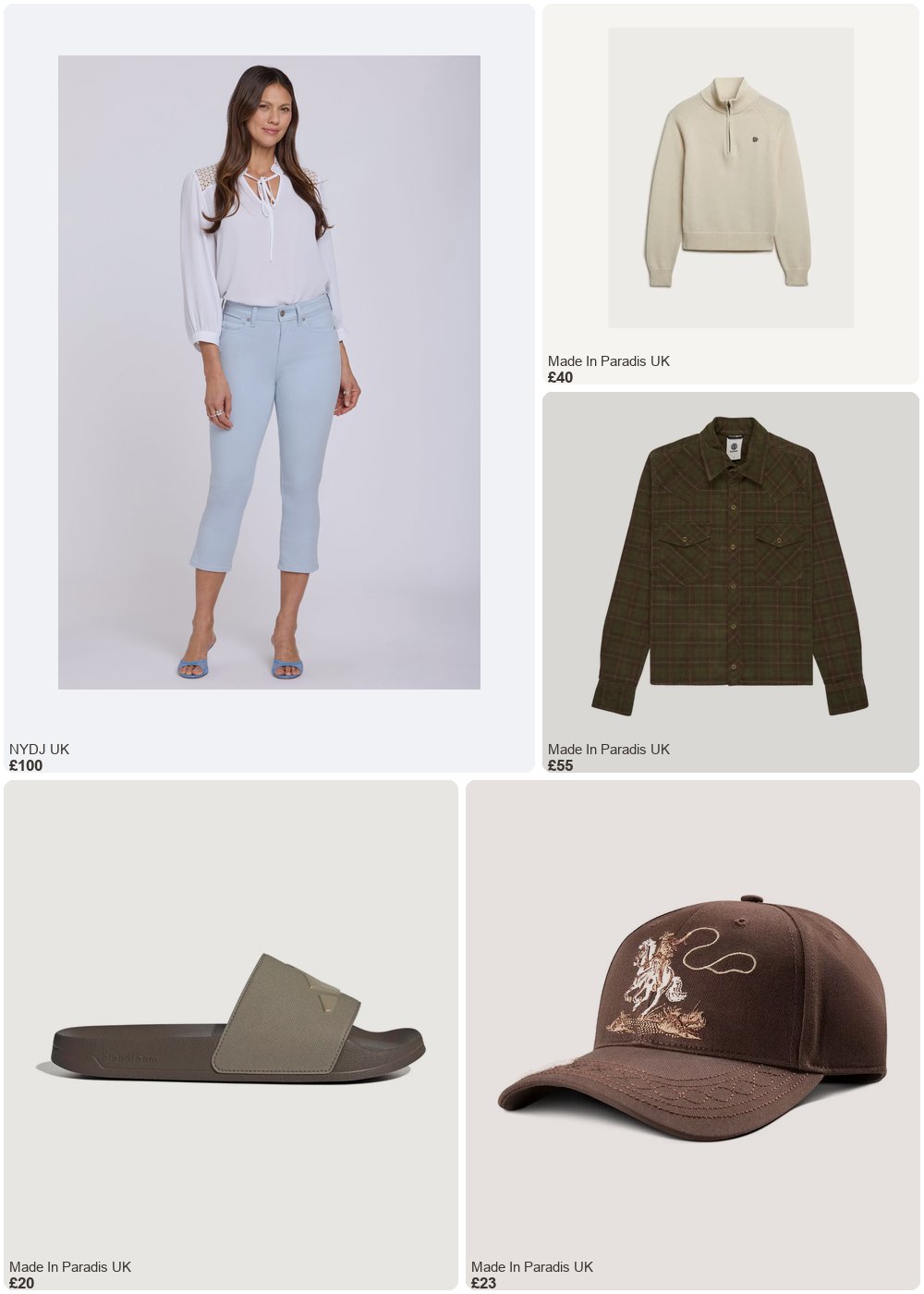 The complete outfit featuring Nydj Chloe Capri Jeans In Cool Embrace® Denim | Blue Clover