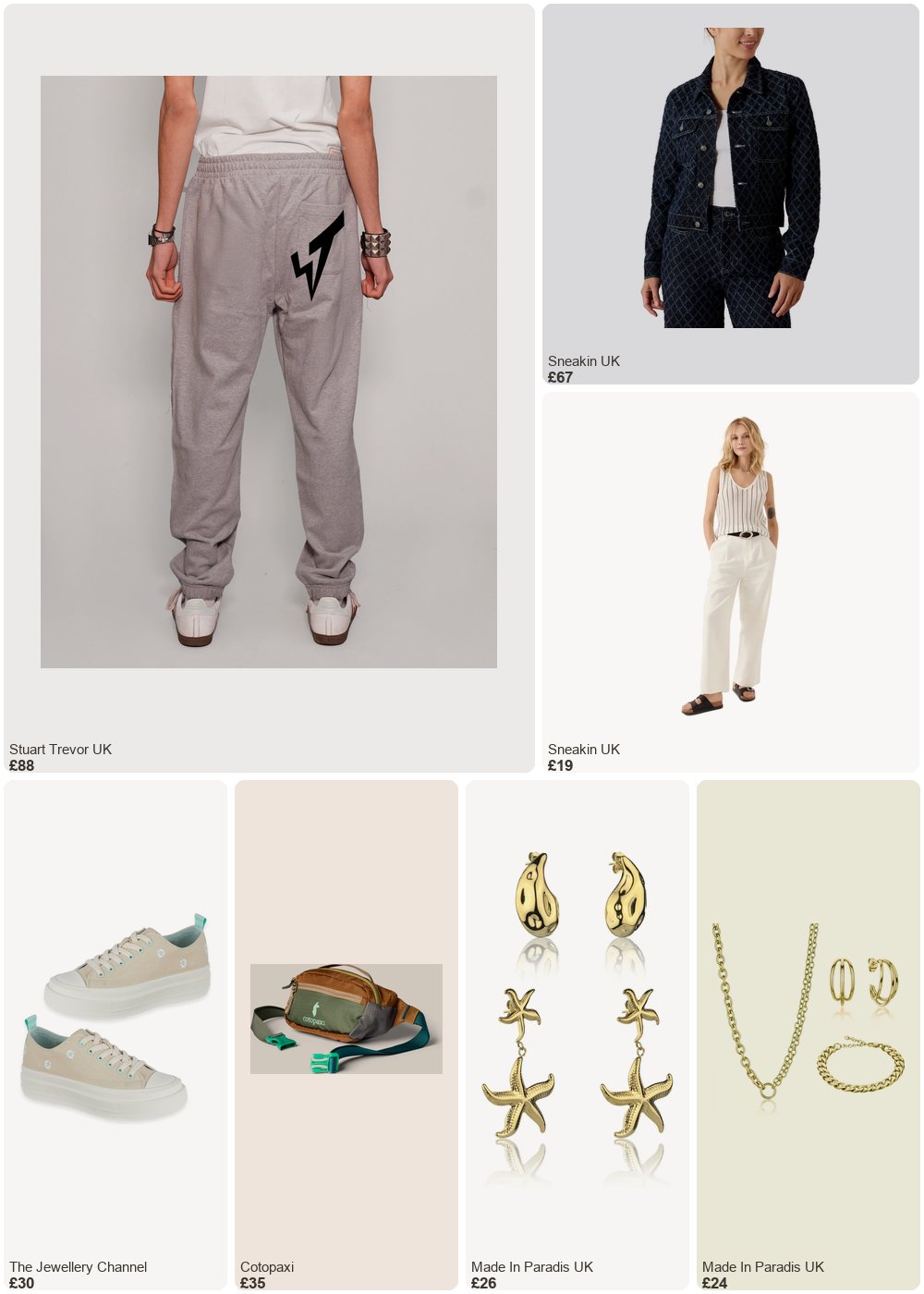 The complete outfit featuring Isabella Ford Necklace, bracelet and earrings set Isabella Ford Chelou