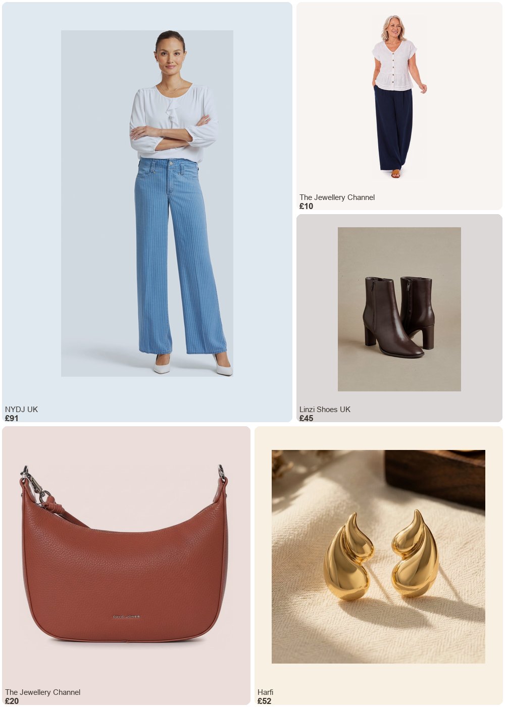 The complete outfit featuring Linzi Linzi Shoes - Brown Faux Leather Block Heel Ankle Boot- 7