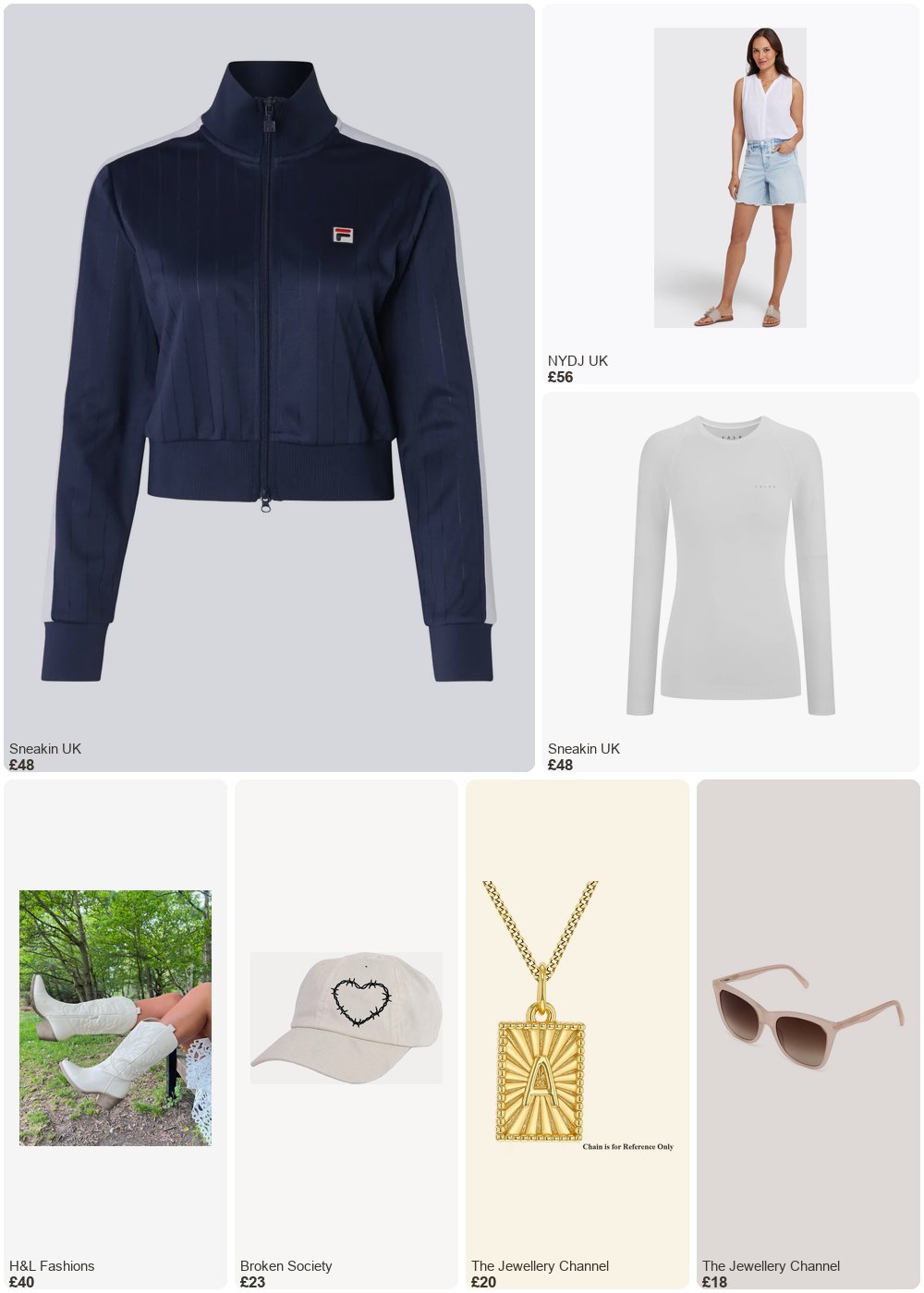 The complete outfit featuring TJC Sterling Silver Pendant