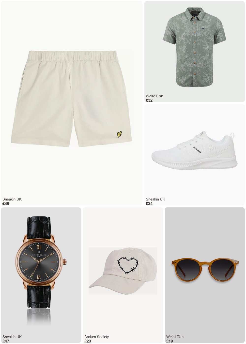 The complete outfit featuring Lyle & Scott Linen shorts Lyle & Scott Deck