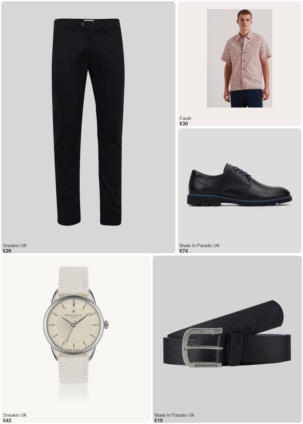 The complete outfit featuring jack & jones Belt Jack & Jones Harry PLS
