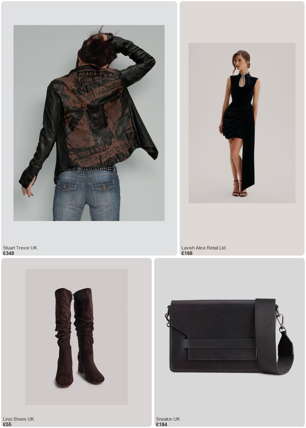 The complete outfit featuring Linzi Linzi Shoes - Wide Fit Brown Faux Suede Ruched Long Heeled Boot- 3