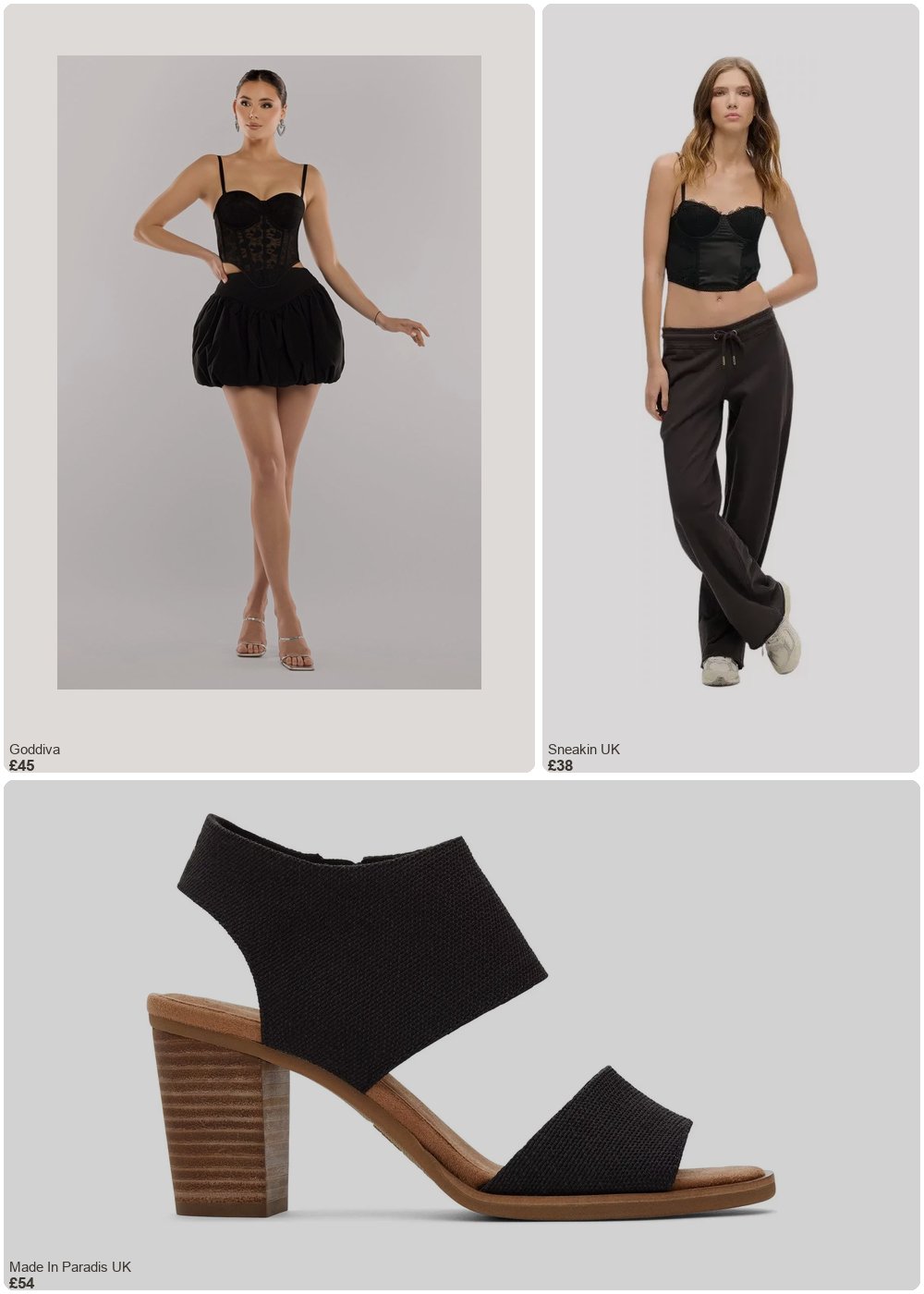 The complete outfit featuring Superdry Mesh and satin bustier for women Superdry