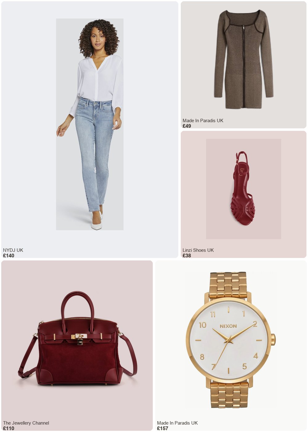 The complete outfit featuring Linzi Linzi Shoes - Burgundy Faux Leather Caged Stiletto Heel- 3