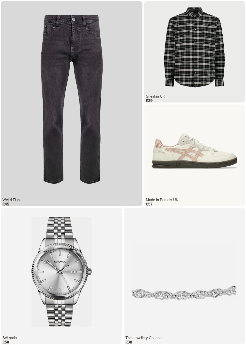 The complete outfit featuring Washed Black Weird Fish Eddie Straight Leg Denim Jeans Washed Black Size 34