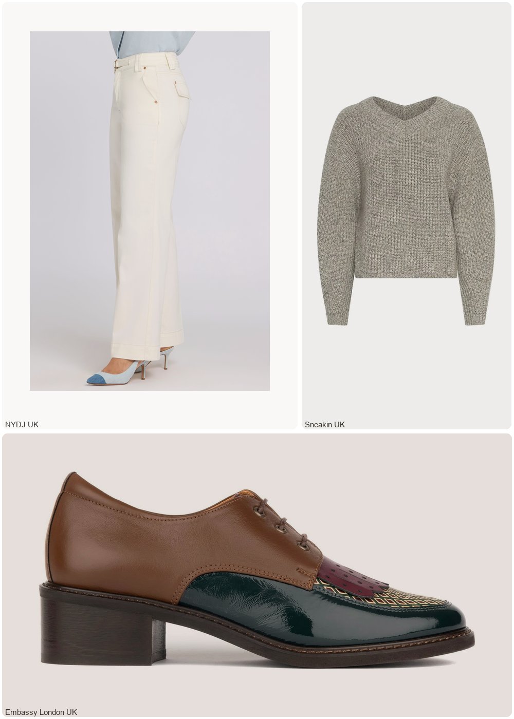 The complete outfit featuring moss copenhagen Woman sweater Moss Copenhagen Mathina Lissi