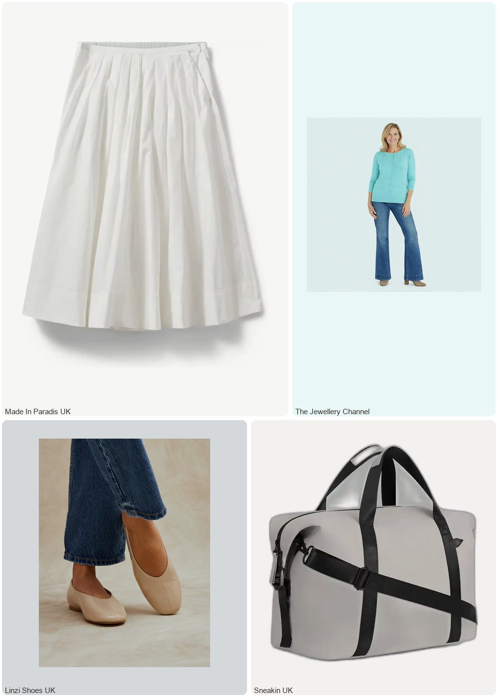 The complete outfit featuring Linzi Linzi Shoes - Structure Nude Faux Leather Square Toe Ballet Flats- 4