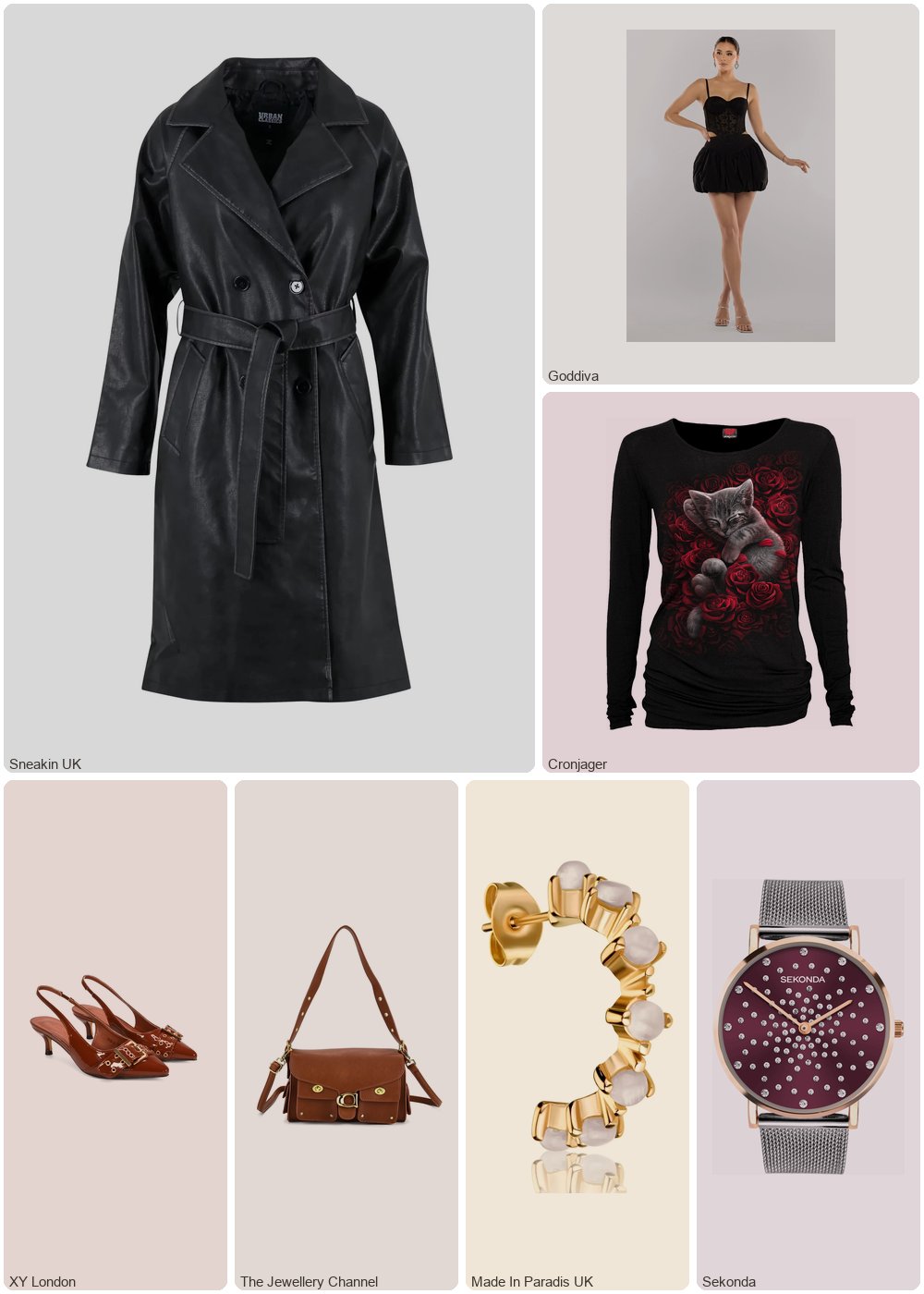 The complete outfit featuring Spiral Direct BED OF ROSES - Baggy Top Black