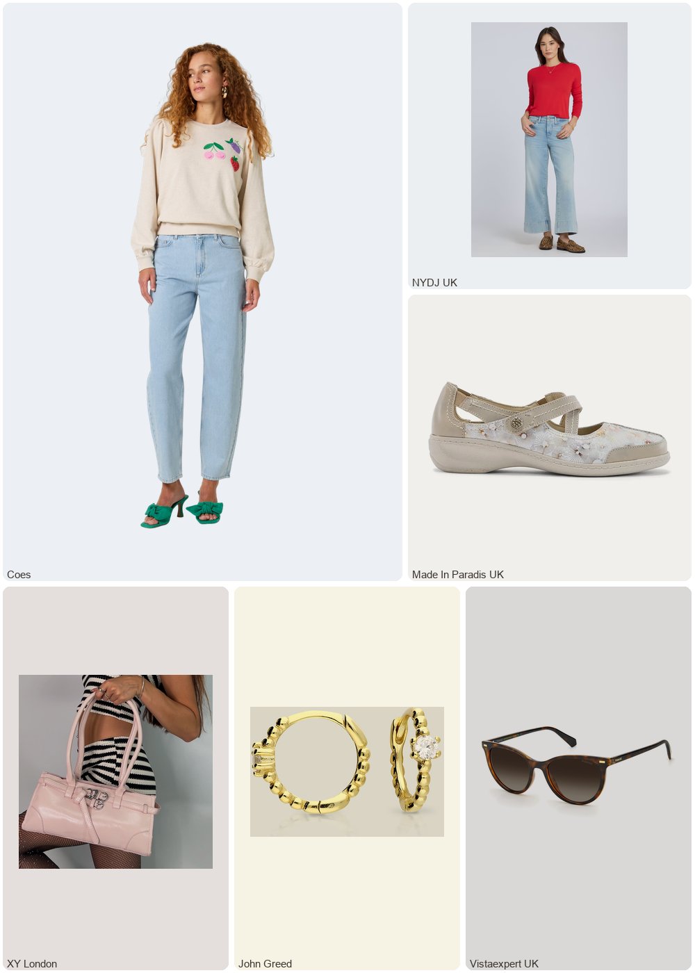 The complete outfit featuring XY London Rowan Structured Shoulder Bag With Belt Detail in Silver - Pink