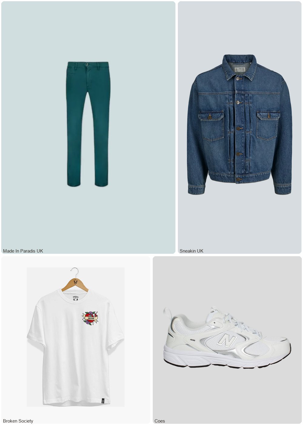 The complete outfit featuring jack & jones Denim jacket Jack & Jones Miles SQ 439