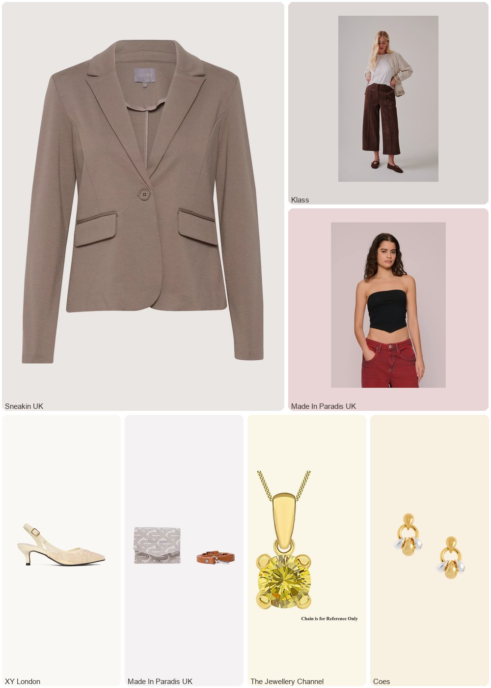 The complete outfit featuring culture Women's blazer CULTURE Eloise Jersey
