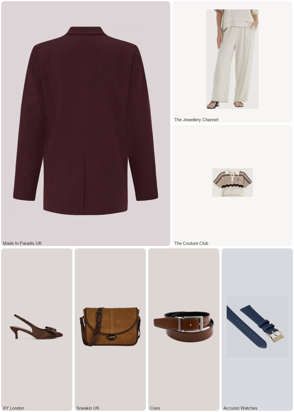 The complete outfit featuring TCC STRIPE CROCHET KNITTED OPEN COLLAR SHIRT - OFF WHITE