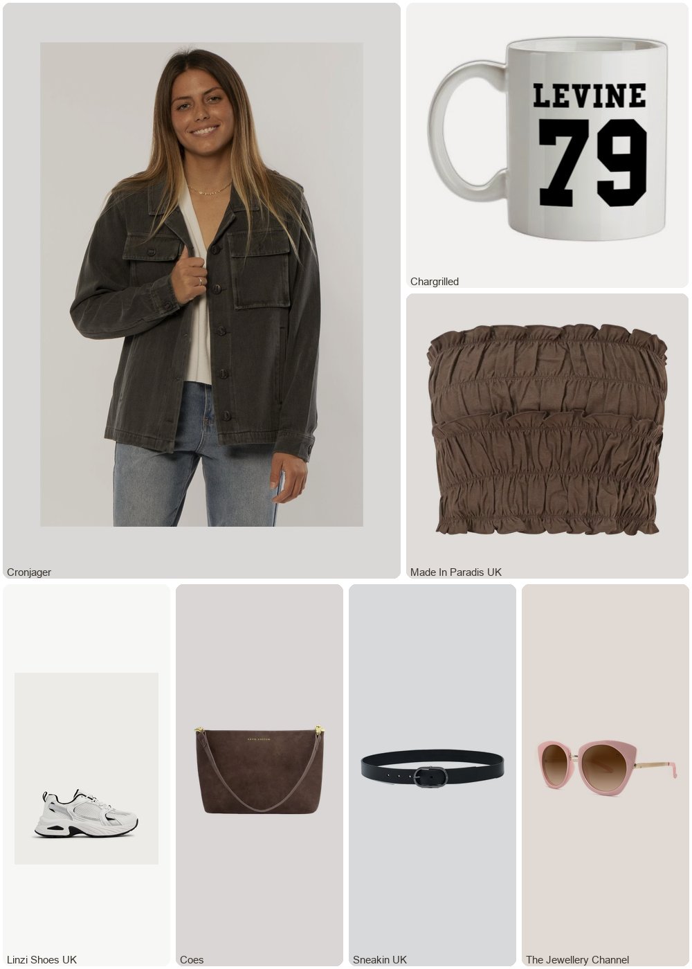 The complete outfit featuring Balou Women's bandeau top Balou
