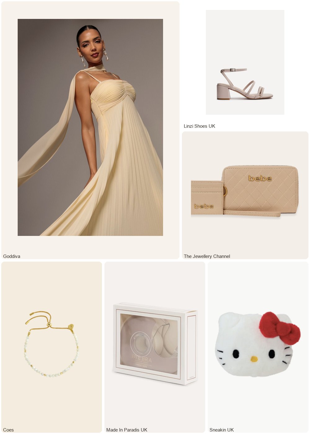 The complete outfit featuring Linzi Linzi Shoes - Nude Faux Leather Plaited Block Heeled Sandals- 8