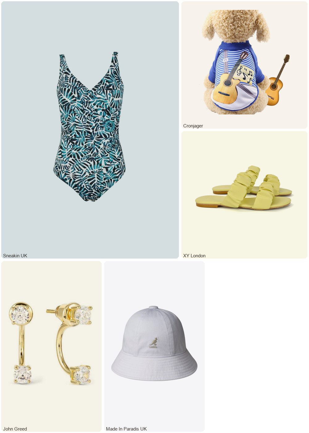 The complete outfit featuring Red Point Women's 1-piece swimsuit Red Point Faina