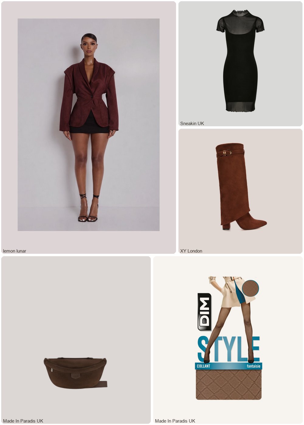 The complete outfit featuring Dim Women's tights DIM Style