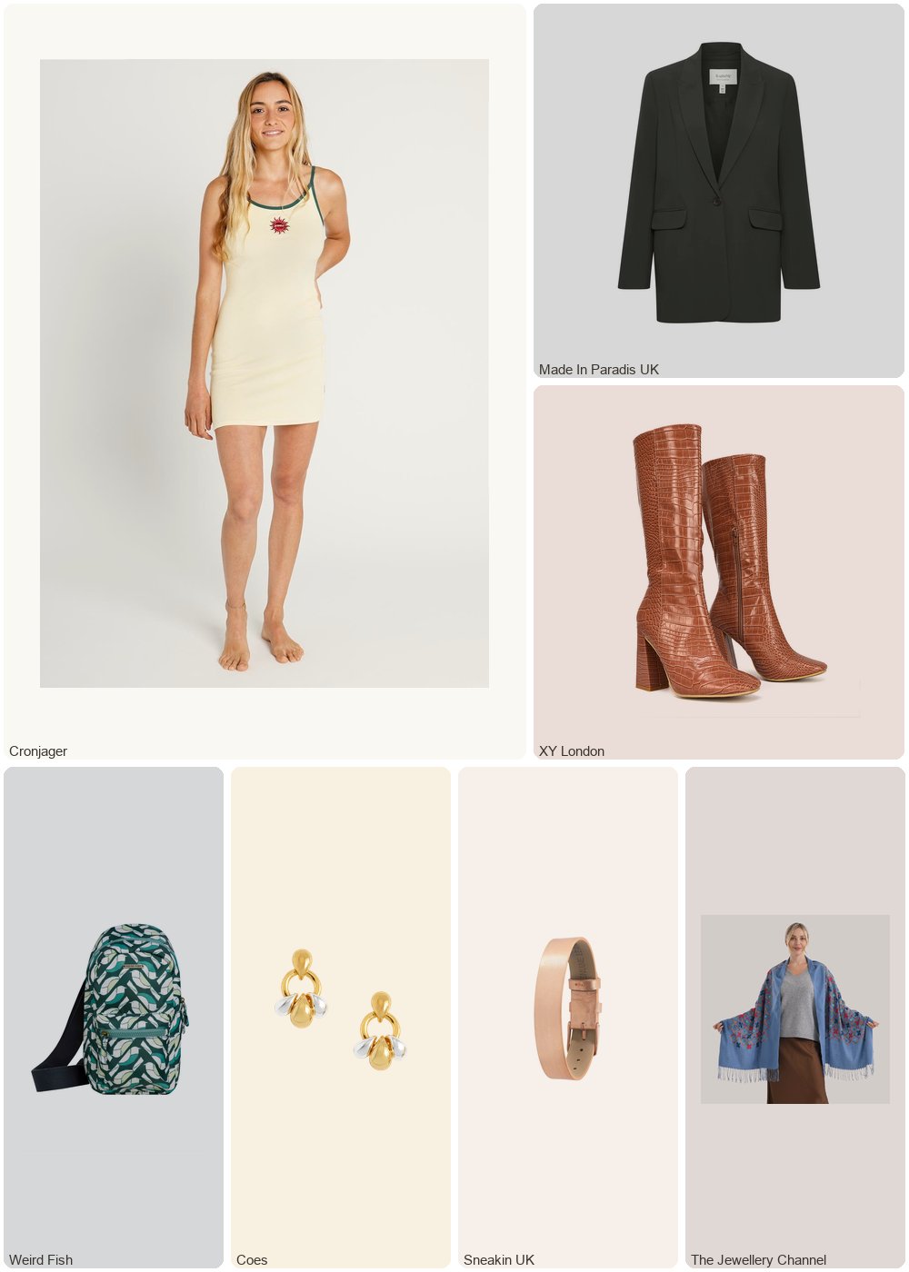 The complete outfit featuring Love waves Sisstr Anais Dress