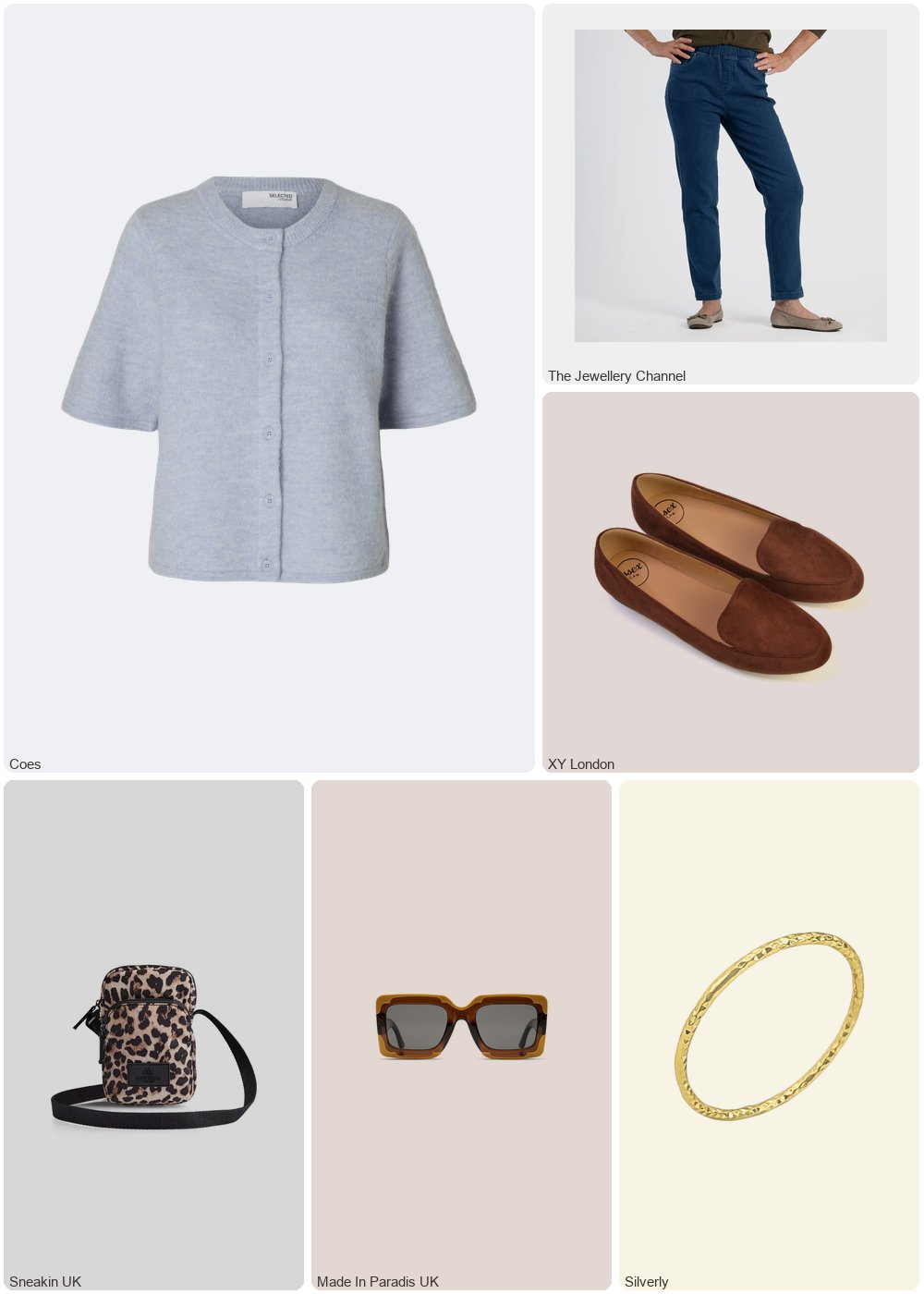 The complete outfit featuring TJC Pure & Natural Straight Leg Denim Jeans (Size 12) - Blue