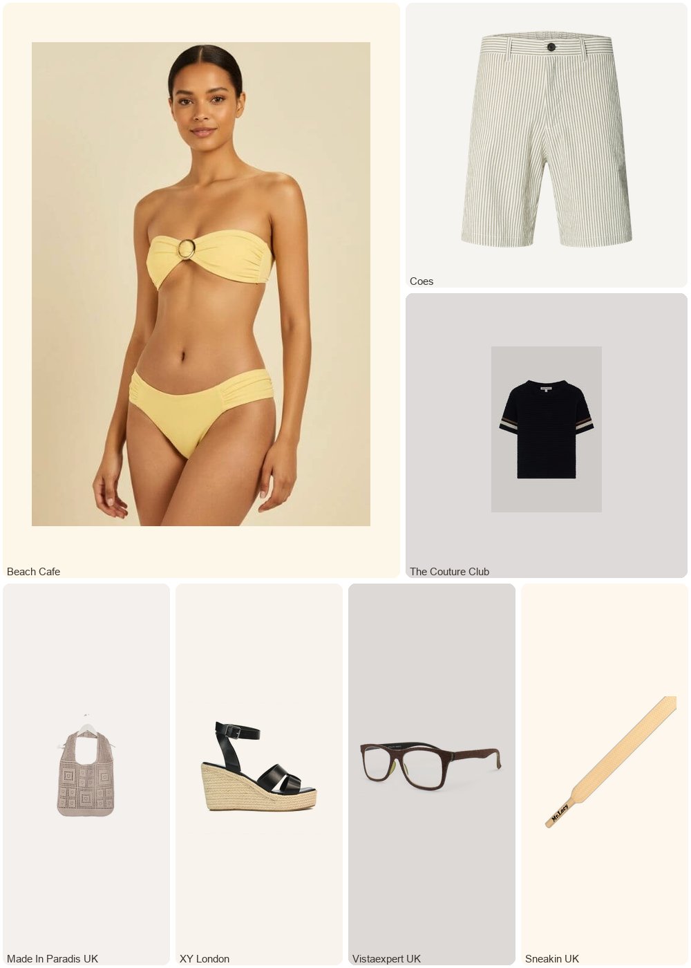 The complete outfit featuring Selected Selected Karl Seersucker Shorts