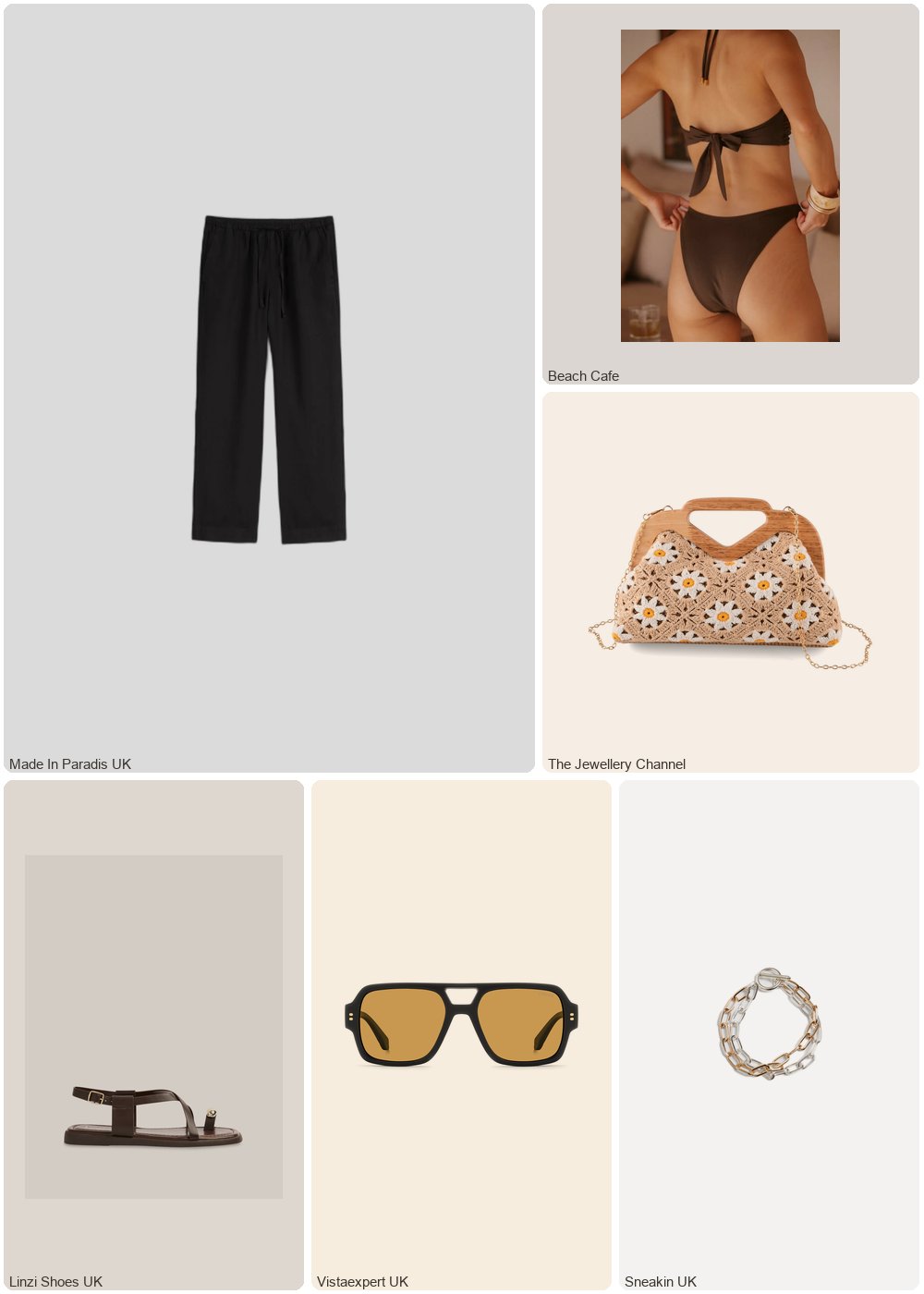 The complete outfit featuring Away That Day Maui Bikini Bottom Espresso